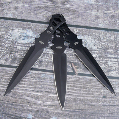 Ninja Kunai Tactical Throwing Knife Set with Sheath Survival Combat Technicolor Throwers Throwing Knives