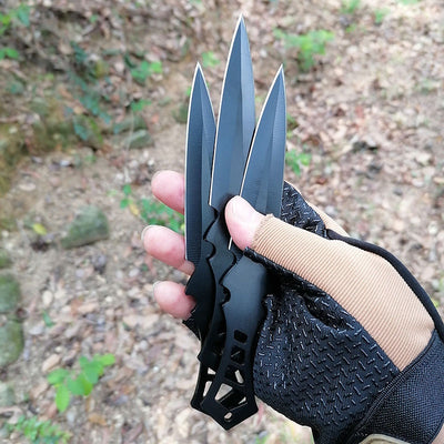 Ninja Kunai Tactical Throwing Knife Set with Sheath Survival Combat Technicolor Throwers Throwing Knives