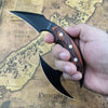 Double Edge Claw Knife Knuckle Trench Tactical knife