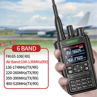 AR-869 GPS 6 Bands Amateur Ham Two Way Radio Walkie Talkie