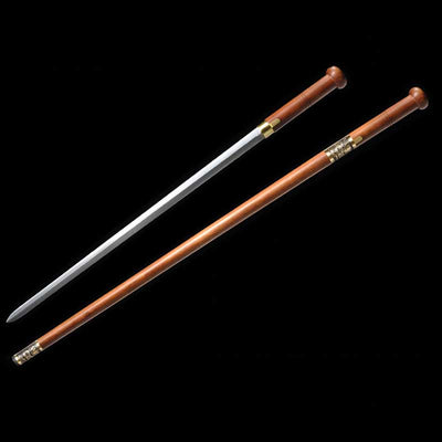 Pattern steel self-defense cane knife cane sword