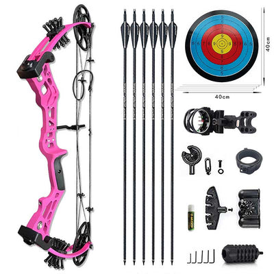 Compound Bow Arrow Set  15-45lbs Adjustable Archery Bow Hunting Shoot