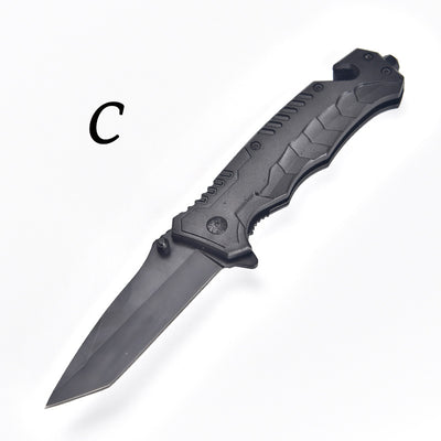 Personalized outdoor multi-purpose folding knife