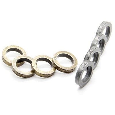 Zinc alloy folding brass knuckles self-defense tool