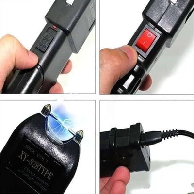 SELF DEFENSE STUN GUN ELECTRIC SHOCK FLASHLIGHT