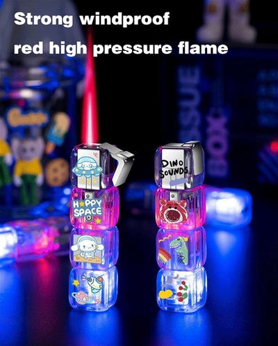 Butane Torch Lighter, Windproof Waterproof Refillable Lighter