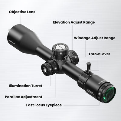 ED-LHT GEN 2 3-15X50 SFIR FFP-Z Rifle Scope