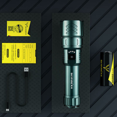 Long-range ultra-bright outdoor strong light flashlight