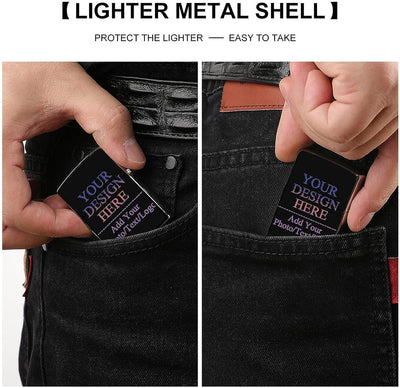 Lighter Housing with Pictures,Lighters Case for Men