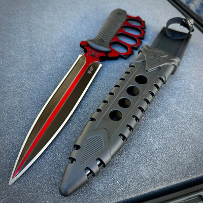 Cardinal Sin Red Mayhem Knife Collection Sold Separately