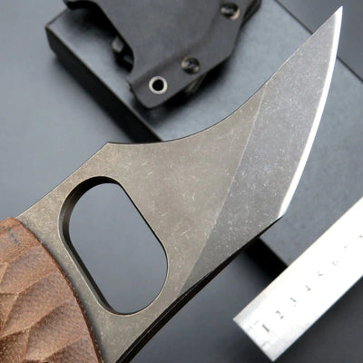 Dagger straight edge knife D2 steel