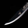 God Dragon Battle Sword Handmade Black Sheath