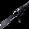 God Dragon Battle Sword Handmade Black Sheath