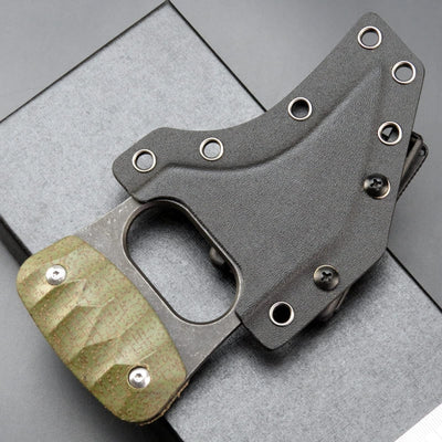 Dagger straight edge knife D2 steel