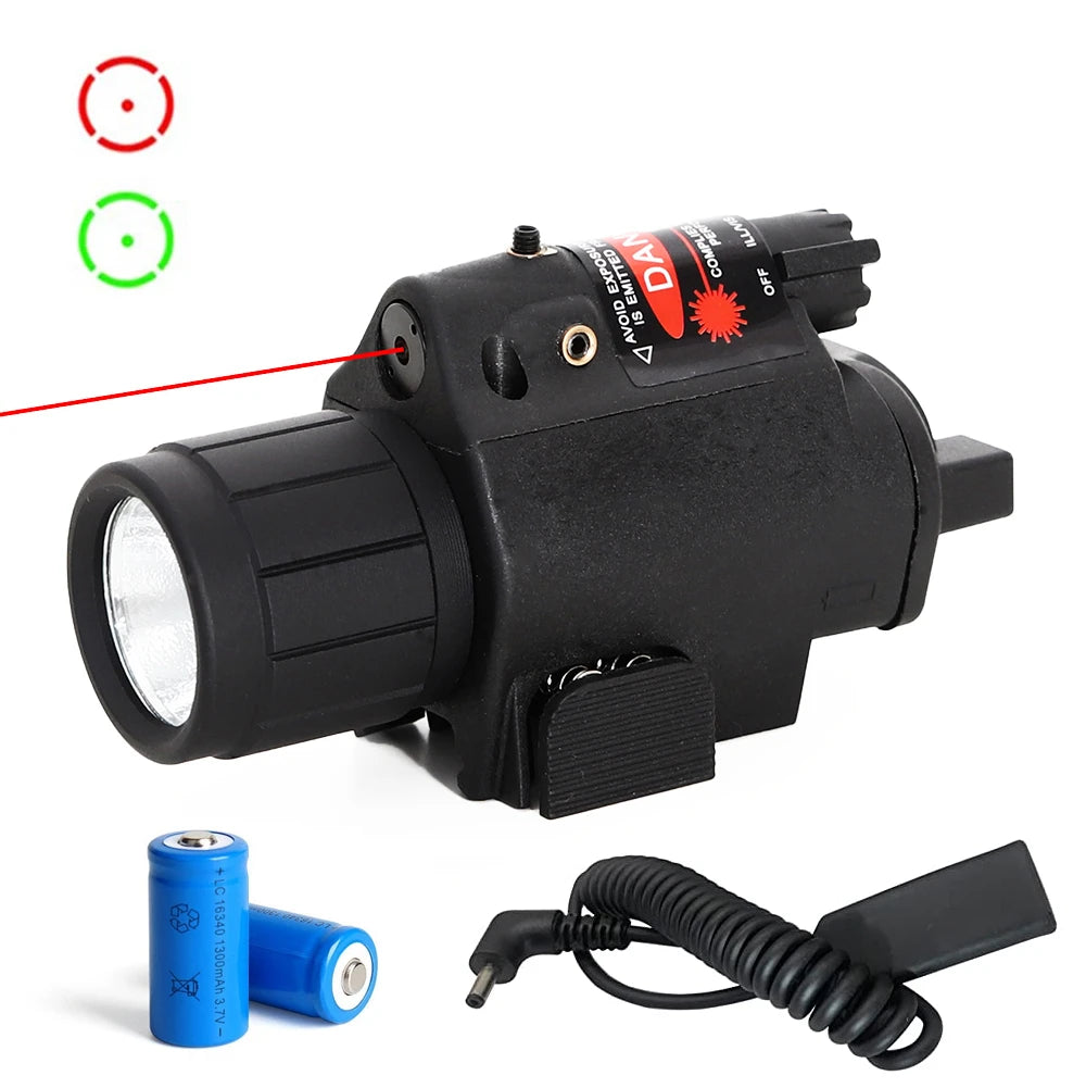 Red/Green Dot Laser Sight Combination