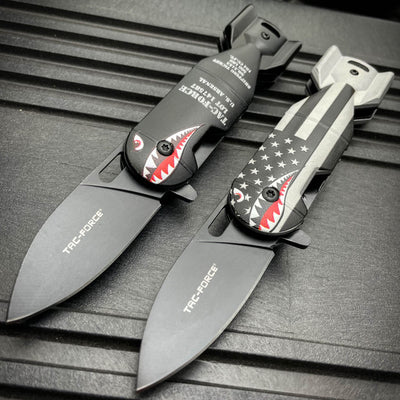 6.25"  Bomb Tactical Spring-Assisted Folding Pocket Knife