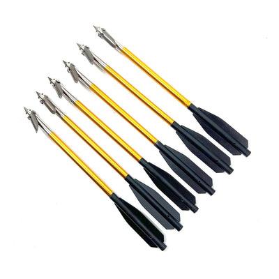 6pcs 6.8" Aluminum Fishing Mini Arrows