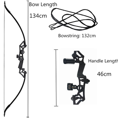 40/50LBS Aluminum Archery Reverse Bow