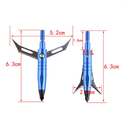 5PCS 100 Grain Broadhead Arrowheads