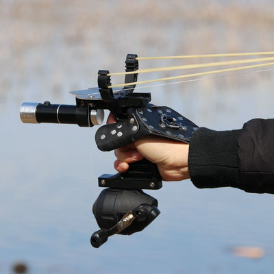 Fishing Slingshot Fishing Reel + Darts