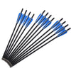 6PCS 17" 20" 22" Carbon Arrow