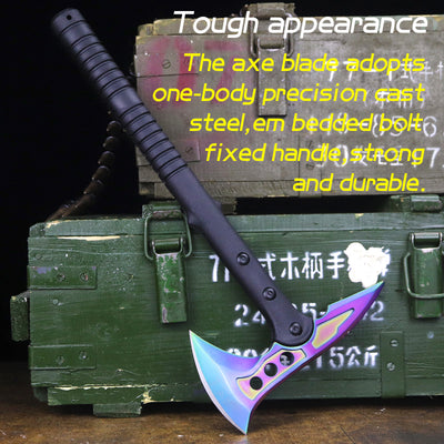 Titanium tactical Logging garden axe Multi-purpose hand axe