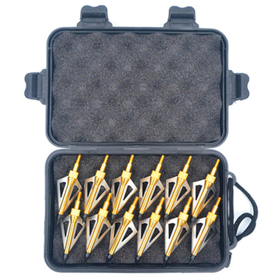 12pcs 3 Blades Broadheads Replaceable Arrow