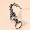 Scorpion Ring Movable Scorpion Tail Ring Advanced Scorpion tail ring funky ring mechanical punk