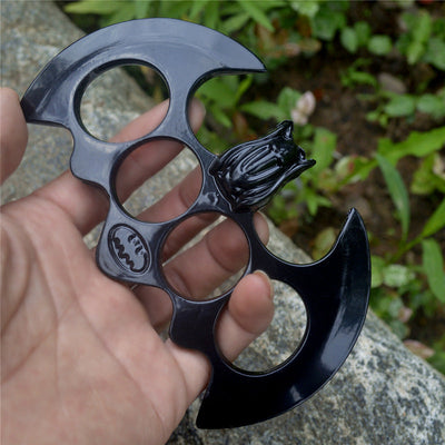 Big Bat Fist Metal Knuckle Duster Defense EDC Tool