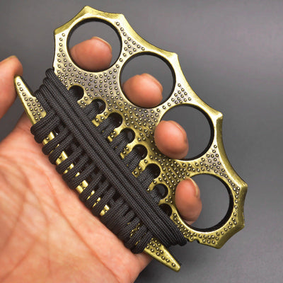 Outdoor self-defense metal knuckle duster