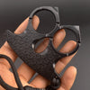 Metal knuckle duster two finger fist ring protective gear