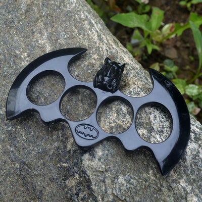 Big Bat Fist Metal Knuckle Duster Defense EDC Tool