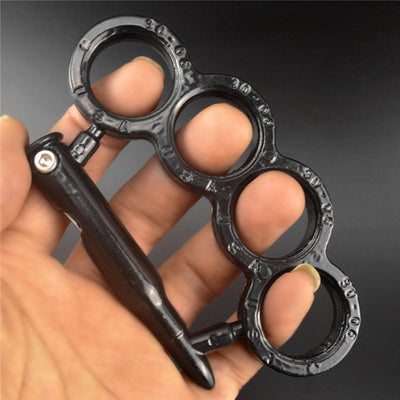 Four-finger multifunctional metal knuckle duster