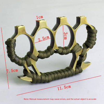 Strong Metal Multi-Color Knuckle Duster with String