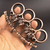 Skull Metal Knuckle Safety Defense EDC Ring