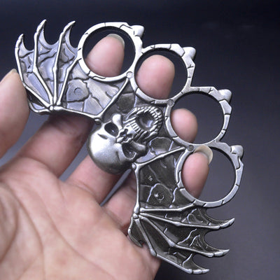 Large Bat Knuckle Duster Four Finger Defense Tool