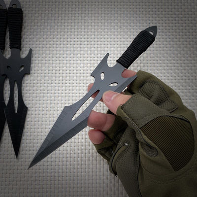 Throwing Knifes Black SWORD Throwing Knives Set