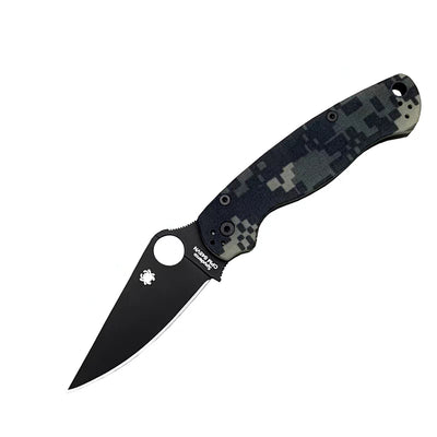 Black Steel Iconic Camouflage Knife