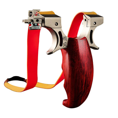 Wooden stainless steel slingshot