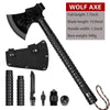 Tactical Axe Foldable Survival Camping Axe Multi Tool Kit