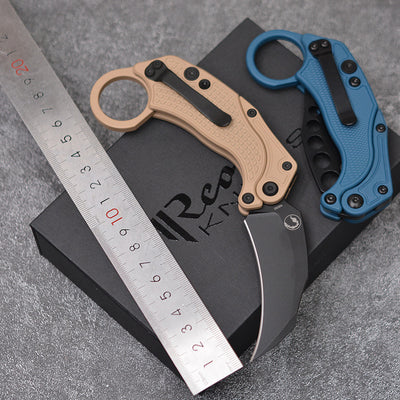 Reate Knives EXO-K Button Lock Karambit Gravity Train Knife