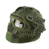 Tactical helmet visor (FAST helmet + full wire visor)