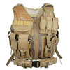 Outdoor adventure multi-pocket hunting detachable tactical vest