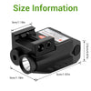 LED 350 Lumen Red and Green Laser Sight