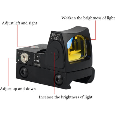 Metal RMR red dot sight for 20mm rail