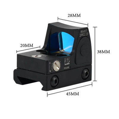 Metal RMR red dot sight for 20mm rail