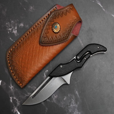 Damascus Mechanical Knife