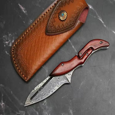 Damascus Mechanical Knife