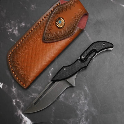 Damascus Mechanical Knife