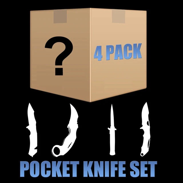 Mystery Lot - 4 Pack Lot Pocket Knives